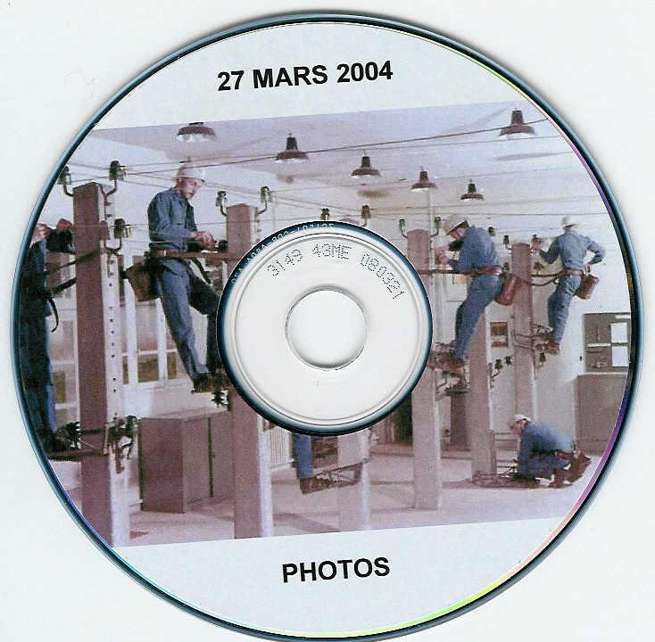 Amicale Energies - Pack de 2 CD Rom : "Gurcy - 27 mars 2004 - photos et film"